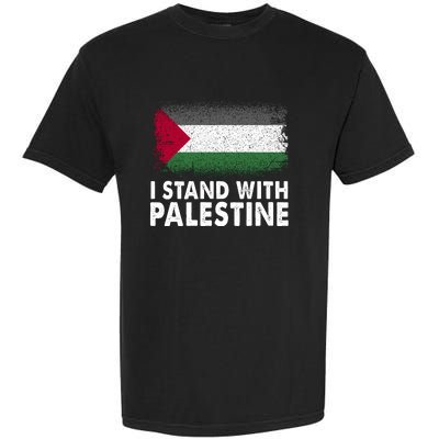 Free Palestine Gaza Palestinian Flag Garment-Dyed Heavyweight T-Shirt