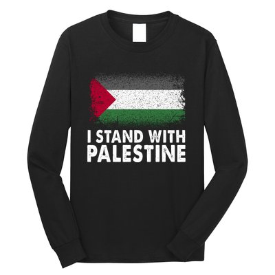 Free Palestine Gaza Palestinian Flag Long Sleeve Shirt