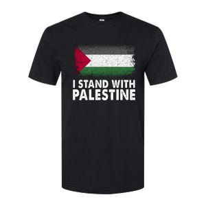 Free Palestine Gaza Palestinian Flag Softstyle CVC T-Shirt