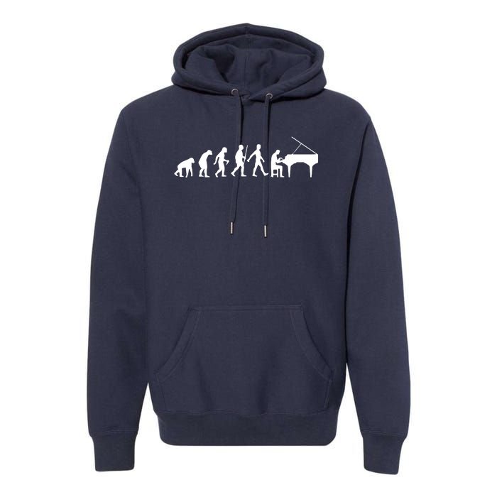 Funny Piano Gift For Kids Men Women Cool Pianist Music Lover Premium Hoodie