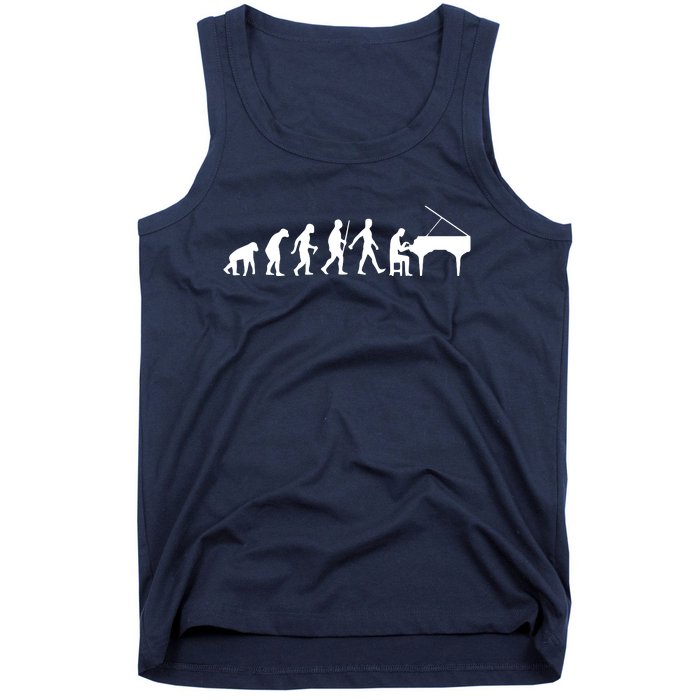 Funny Piano Gift For Kids Men Women Cool Pianist Music Lover Tank Top