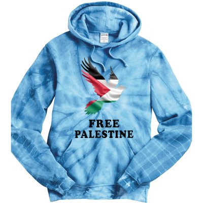 Free Palestine Gaza Freedom Tie Dye Hoodie