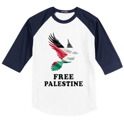 Free Palestine Gaza Freedom Baseball Sleeve Shirt