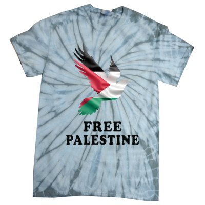 Free Palestine Gaza Freedom Tie-Dye T-Shirt