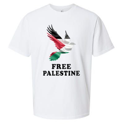 Free Palestine Gaza Freedom Sueded Cloud Jersey T-Shirt