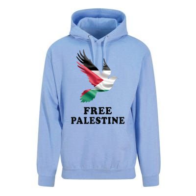 Free Palestine Gaza Freedom Unisex Surf Hoodie