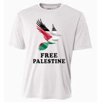 Free Palestine Gaza Freedom Cooling Performance Crew T-Shirt