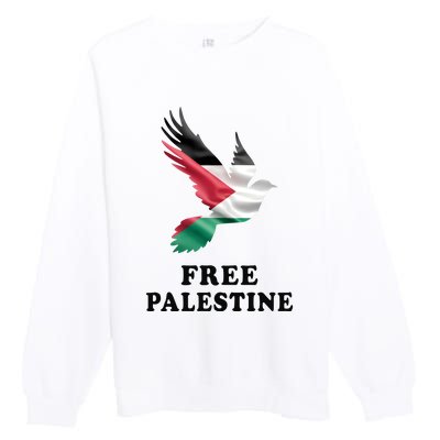 Free Palestine Gaza Freedom Premium Crewneck Sweatshirt