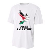 Free Palestine Gaza Freedom Performance Sprint T-Shirt