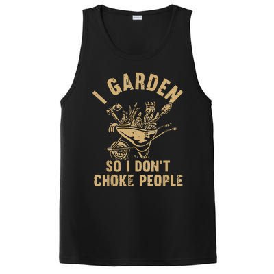 Funny Plant Gardening I Garden So I Dont Choke People PosiCharge Competitor Tank