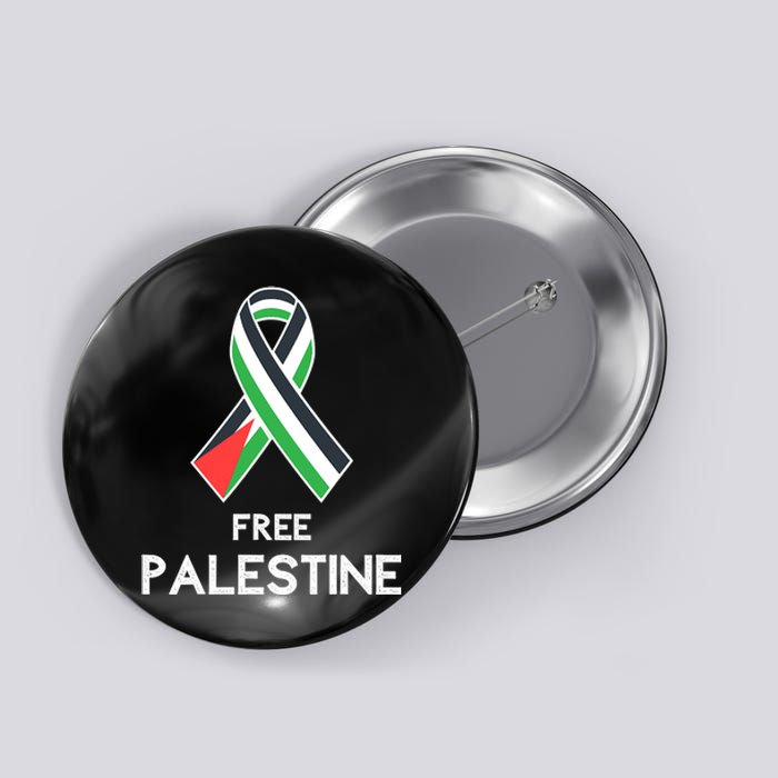 Free Palestine Gaza Palestinian Flag Button