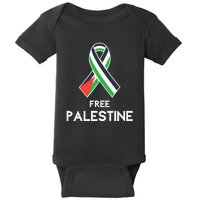 Free Palestine Gaza Palestinian Flag Baby Bodysuit