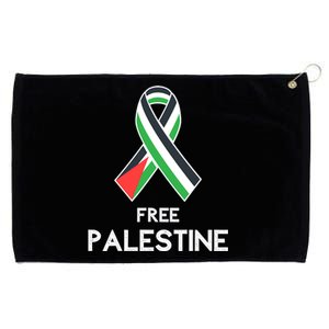 Free Palestine Gaza Palestinian Flag Grommeted Golf Towel