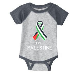 Free Palestine Gaza Palestinian Flag Infant Baby Jersey Bodysuit