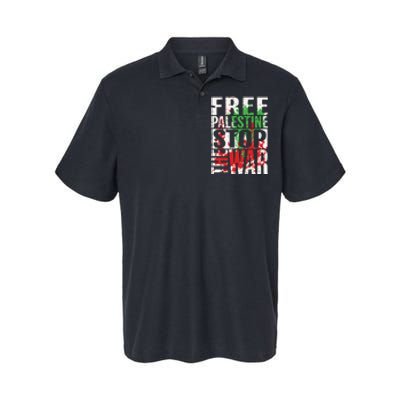 Free Palestine Gaza Freedom End Israeli Occupation Softstyle Adult Sport Polo