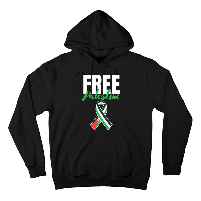 Free Palestine Gaza Palestinian Flag Hoodie