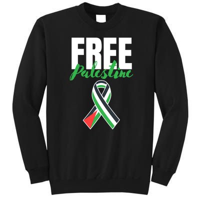 Free Palestine Gaza Palestinian Flag Sweatshirt