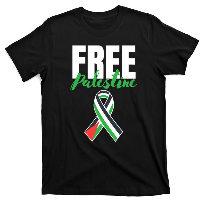 Free Palestine Gaza Palestinian Flag T-Shirt