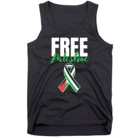 Free Palestine Gaza Palestinian Flag Tank Top