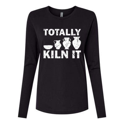 Funny Pottery Gift For  Cool Ceramic Pottery Kiln Womens Cotton Relaxed Long Sleeve T-Shirt