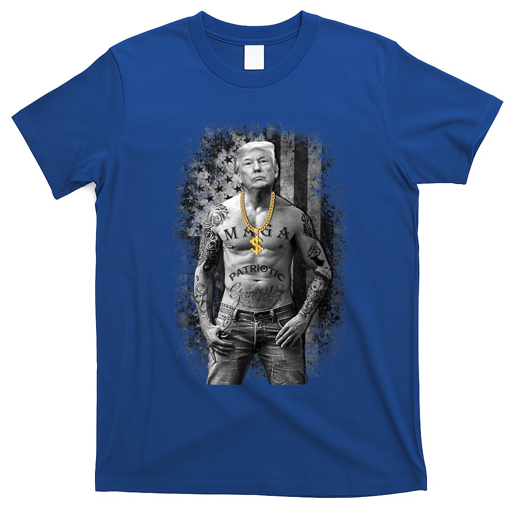 Funny Patriotic Gangster Anti Liberal Pro Trump Republican Gift T-Shirt