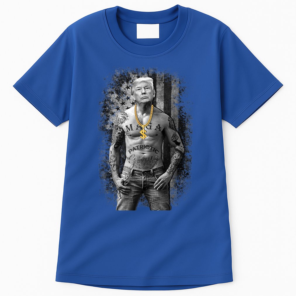 Funny Patriotic Gangster Anti Liberal Pro Trump Republican Gift Tall T-Shirt