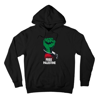 Free Palestine Gaza Palestinian Flag Hoodie