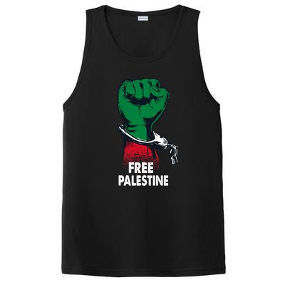 Free Palestine Gaza Palestinian Flag PosiCharge Competitor Tank