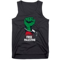 Free Palestine Gaza Palestinian Flag Tank Top