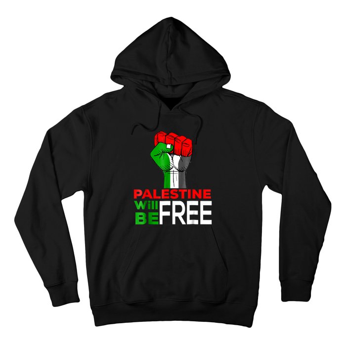 Free Palestine Gaza Palestinian Flag Hoodie