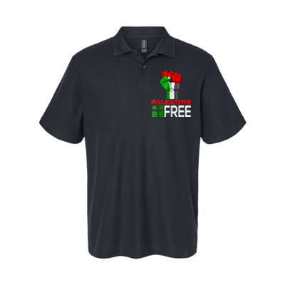 Free Palestine Gaza Palestinian Flag Softstyle Adult Sport Polo