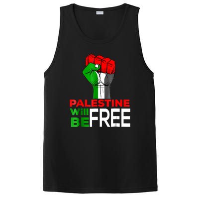 Free Palestine Gaza Palestinian Flag PosiCharge Competitor Tank