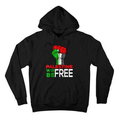 Free Palestine Gaza Palestinian Flag Tall Hoodie