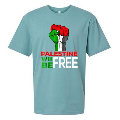 Free Palestine Gaza Palestinian Flag Sueded Cloud Jersey T-Shirt