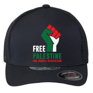 Free Palestine Gaza Freedom End Israeli Occupation Flexfit Unipanel Trucker Cap