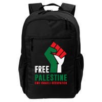 Free Palestine Gaza Freedom End Israeli Occupation Daily Commute Backpack