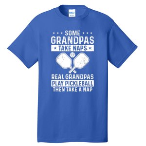 Funny Pickleball Grandpa Take Snaps Pickleball Player Gift Tall T-Shirt