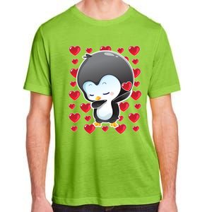 Funny Penguin Gift Valentines Day Funny Gift Cute Gift Adult ChromaSoft Performance T-Shirt