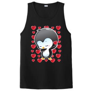 Funny Penguin Gift Valentines Day Funny Gift Cute Gift PosiCharge Competitor Tank