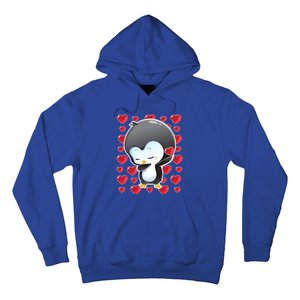 Funny Penguin Gift Valentines Day Funny Gift Cute Gift Hoodie