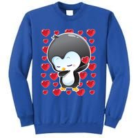 Funny Penguin Gift Valentines Day Funny Gift Cute Gift Sweatshirt