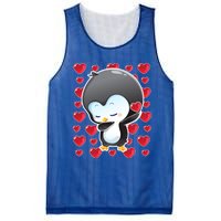 Funny Penguin Gift Valentines Day Funny Gift Cute Gift Mesh Reversible Basketball Jersey Tank