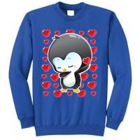 Funny Penguin Gift Valentines Day Funny Gift Cute Gift Tall Sweatshirt