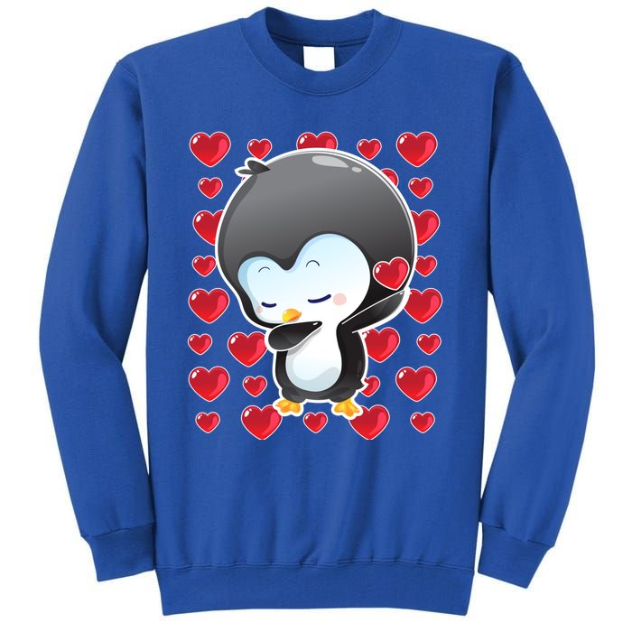 Funny Penguin Gift Valentines Day Funny Gift Cute Gift Tall Sweatshirt