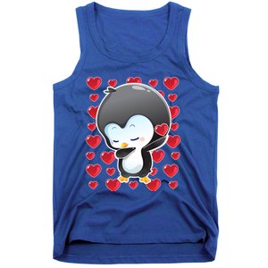 Funny Penguin Gift Valentines Day Funny Gift Cute Gift Tank Top