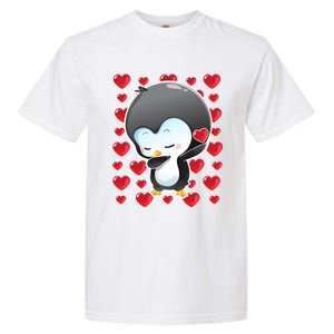 Funny Penguin Gift Valentines Day Funny Gift Cute Gift Garment-Dyed Heavyweight T-Shirt