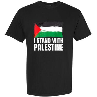 Free Palestine Gaza Palestinian Flag Garment-Dyed Heavyweight T-Shirt