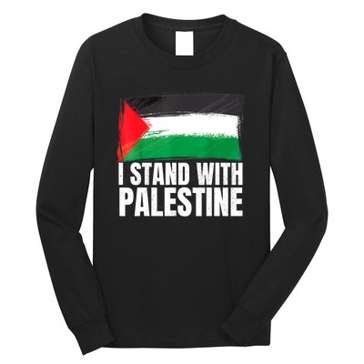 Free Palestine Gaza Palestinian Flag Long Sleeve Shirt