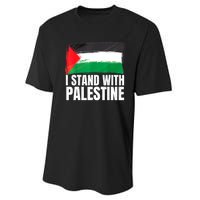 Free Palestine Gaza Palestinian Flag Performance Sprint T-Shirt