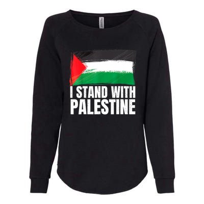 Free Palestine Gaza Palestinian Flag Womens California Wash Sweatshirt